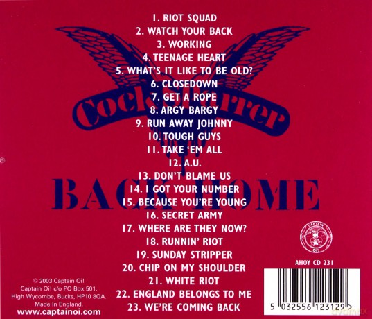 Cock Sparrer: Back Home [CD]