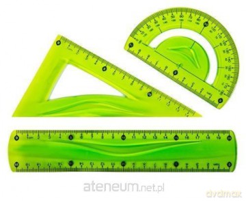 Zestaw geometryczny S'cool elastyczny 3 szt