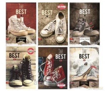 Zeszyt Marmar A4/40K kratka Sneakers