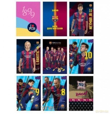 Zeszyt Marmar A5/40K kratka FC Barcelona (10 szt)