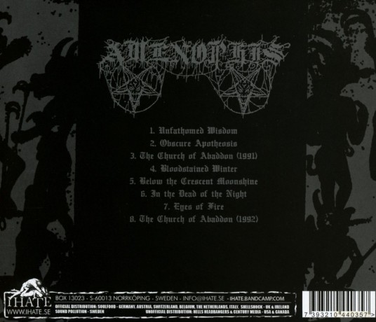 Amenophis: Demos 1991-1992 [CD]