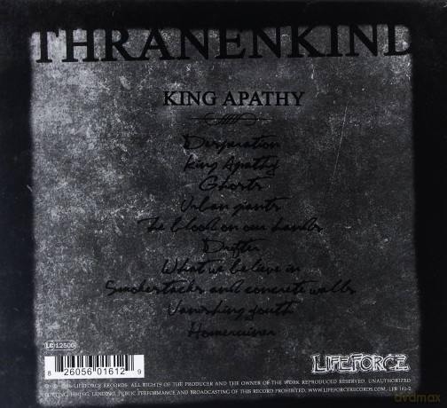 Thranenkind: King Apathy (digipack) [CD]
