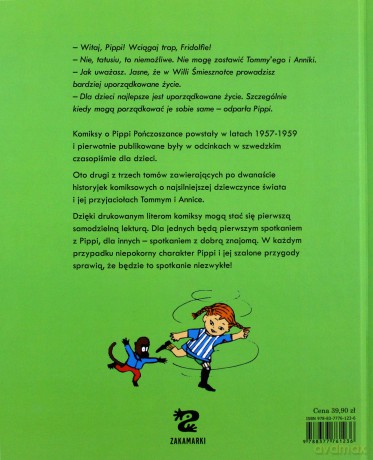 Pippi zawsze sobie poradzi i inne komiksy - Astrid Lindgren, Ingrid Vang Nyman (twarda) [KOMIKS]