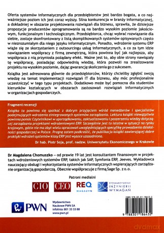 System ERP. Dobre praktyki wdrożeń - Magdalena Chomuszko [KSIĄŻKA]