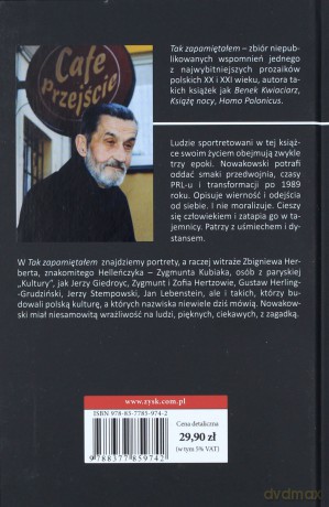 Tak zapamiętałem - Marek Nowakowski (twarda) [KSIĄŻKA]