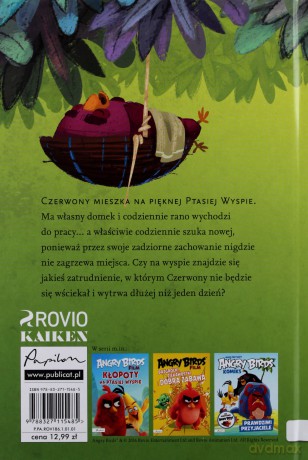 Czerwony i wściekły Angry Birds (twarda) [KSIĄŻKA]