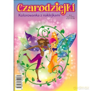 Czarodziejki 2. Kolorowanka z naklejkami [KSIĄŻKA]