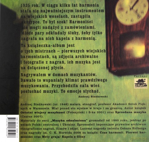 Czas harmonii. Pierwsi harmoniści - Andrzej Bieńkowski [KSIĄŻKA]