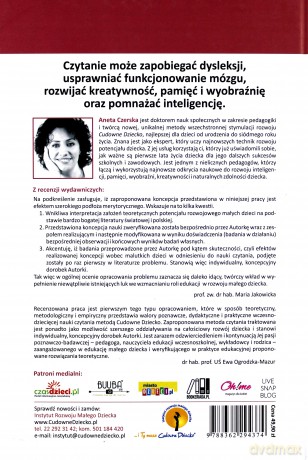 Czytanie dla rozwoju. Wczesnodziecięca nauka czytania metodą Cudowne Dziecko - Aneta Czerska [KSIĄŻKA]