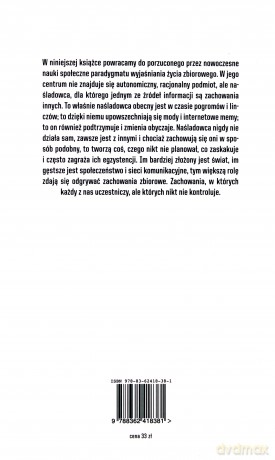 Deindywiduacja. Socjologia zachowań zbiorowych - Marek Krajewski [KSIĄŻKA]