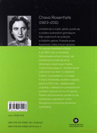 Drzewo życia tom pierwszy rok 1939 - Chava Rosenfarb [KSIĄŻKA]