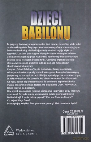 Dzieci Babilonu - Shirman Stoone [KSIĄŻKA]