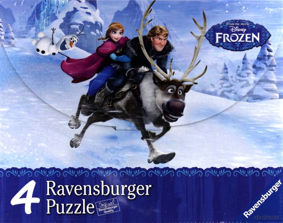 RAVENSBURGER Frozen 25 el. 2x36 el. Tornistry [PUZZLE]
