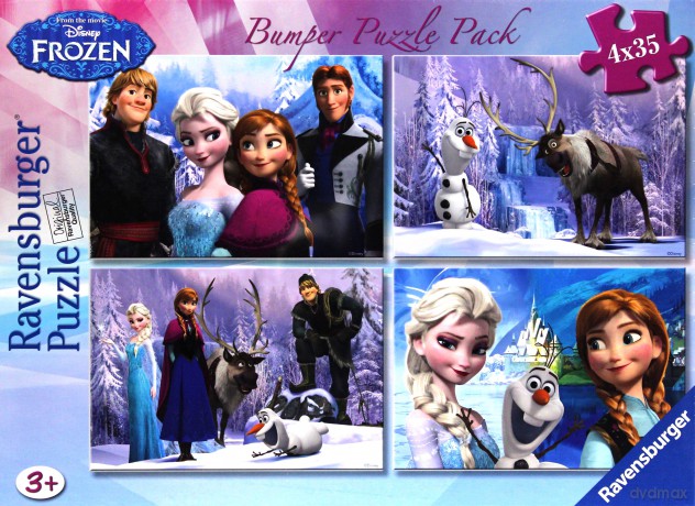 RAVENSBURGER Frozen - 4x35 el. Tornistry [PUZZLE]