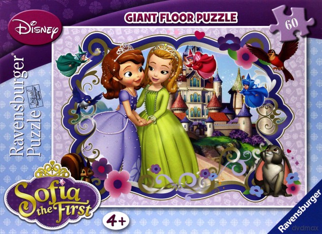 RAVENSBURGER Disney Jej Wysokość Zosia Podłogowe 60 el. [PUZZLE]