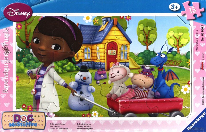 RAVENSBURGER Doktor Mcstuffin Mały Lekarz 15 el. [PUZZLE]