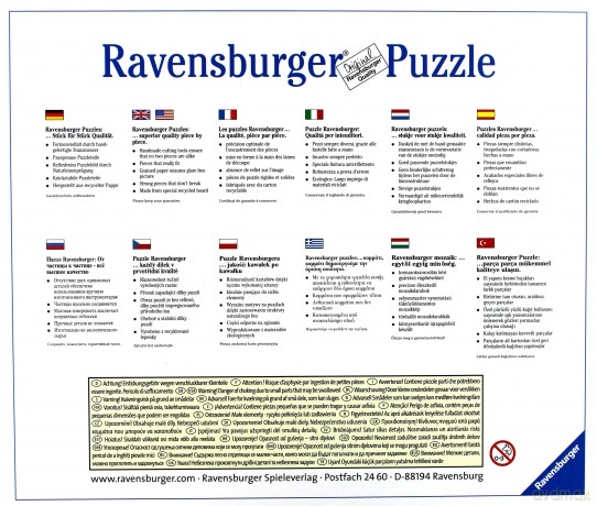 RAVENSBURGER Disney Myszka Minnie 4 w 1 [PUZZLE]