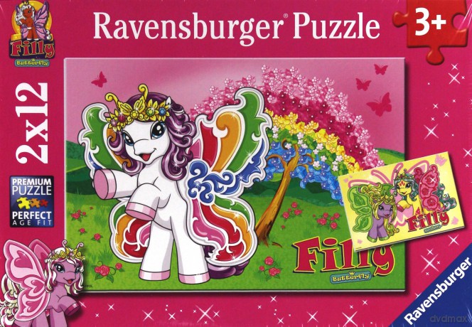 RAVENSBURGER Filly Księżniczka Scarlet 2x12 el. [PUZZLE]