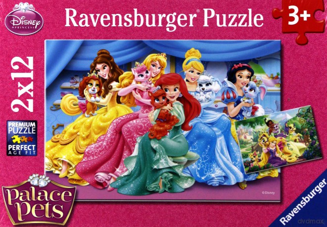 RAVENSBURGER Disney Sweet Palace Pets 2x12 el. [PUZZLE]