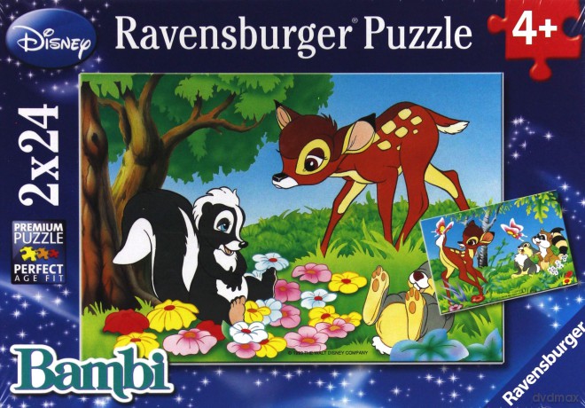 RAVENSBURGER Disney Bambi z Przyjaciółmi 2x24 el. [PUZZLE]