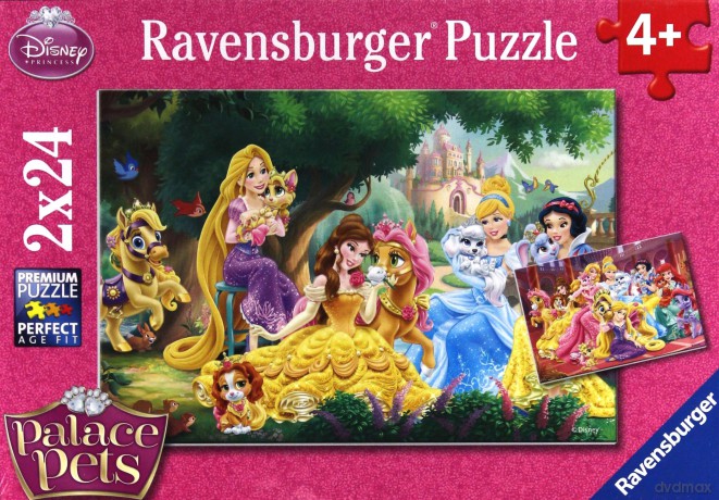 RAVENSBURGER Disney Przyjaciele Księżniczek 2x24 el. [PUZZLE]