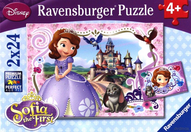 RAVENSBURGER Królewskie Przygody Sofii 2x24 el. [PUZZLE]