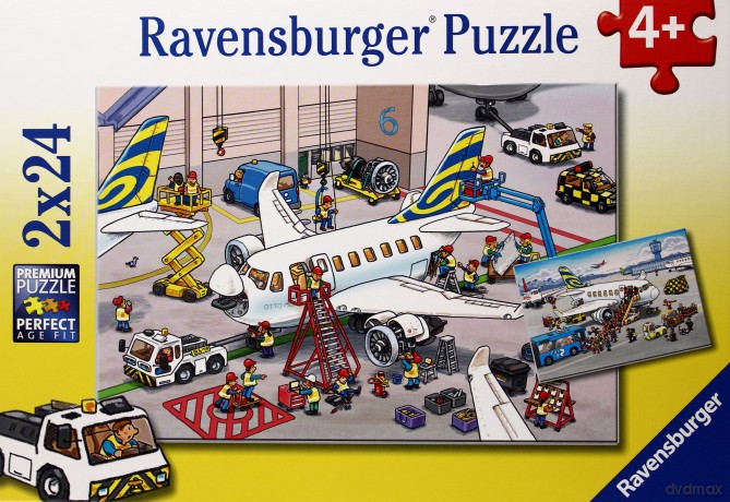 RAVENSBURGER Wszystko O Samolotach 2x24 el. [PUZZLE]