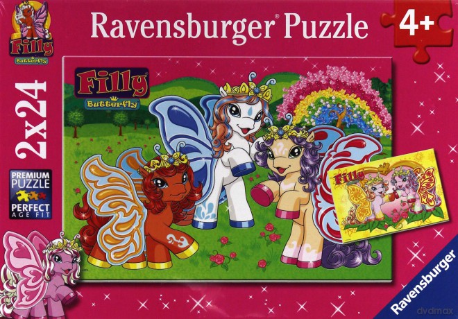 RAVENSBURGER Magiczny Świat Filly 2x24 el. [PUZZLE]