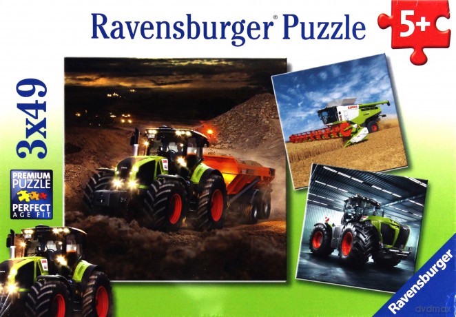 RAVENSBURGER Axion, Lexion, Xerion 3x49 el. [PUZZLE]