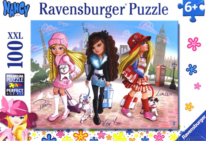 RAVENSBURGER Świat Mody 100 el. [PUZZLE]