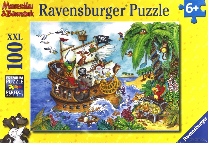 RAVENSBURGER Morscy Piraci 100 el. [PUZZLE]
