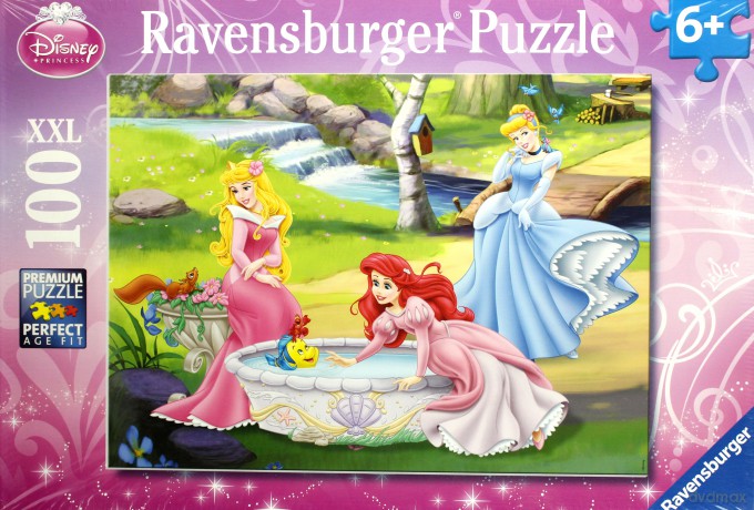 RAVENSBURGER Disney Trzy Księżniczki 100 el. XXL [PUZZLE]