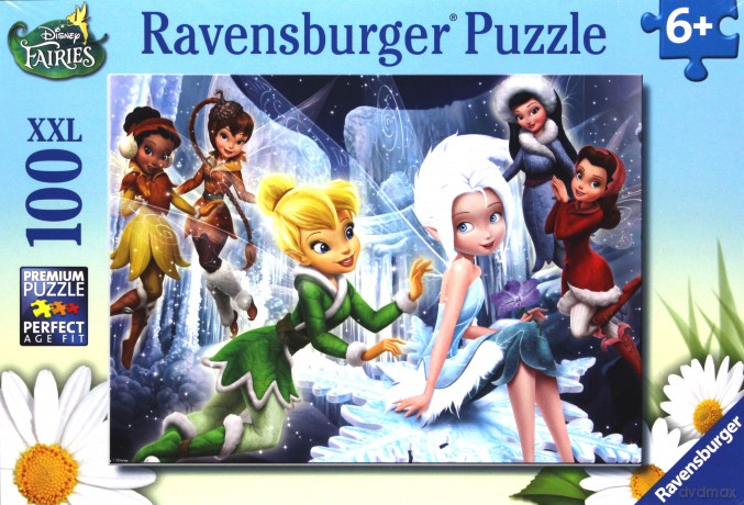 RAVENSBURGER Disney Zimowe Wróżki 100 el. XXL [PUZZLE]