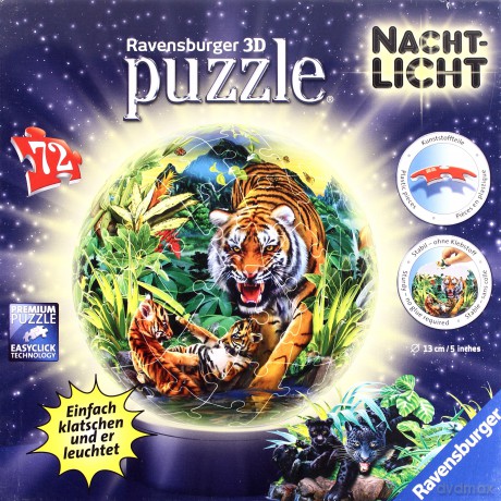RAVENSBURGER Dżungla Nocą 72 el. [PUZZLE]