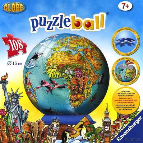 RAVENSBURGER Świat Dla Dzieci Kuliste 108 el. [PUZZLE]