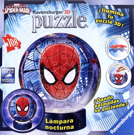 RAVENSBURGER Mega Spiderman Spa 108 el. [PUZZLE]