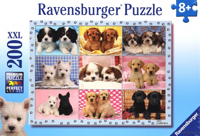 RAVENSBURGER Idealne Szczeniaczki 200 el. [PUZZLE]