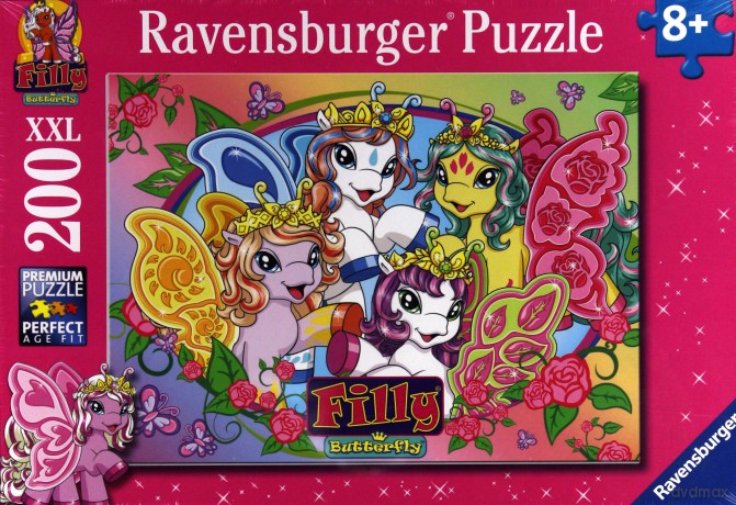 RAVENSBURGER Filly - Motylek 200 el. [PUZZLE]