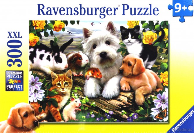 RAVENSBURGER Szczęśliwe Zwierzęta 300 el. [PUZZLE]