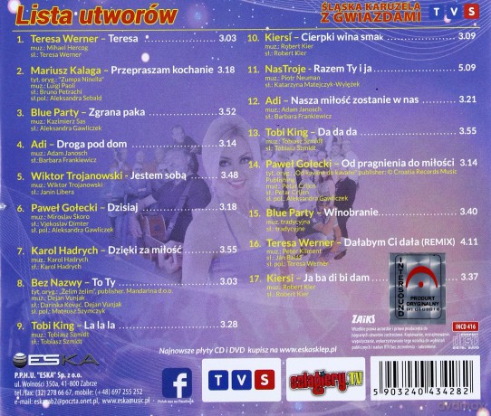 Śląska Karuzela z Gwiazdami TVS [CD]