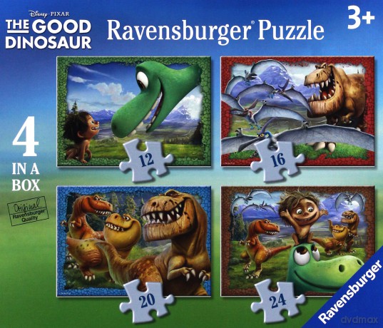 RAVENSBURGER Dobry Dinozaur 12+16+20+24 el. [PUZZLE]
