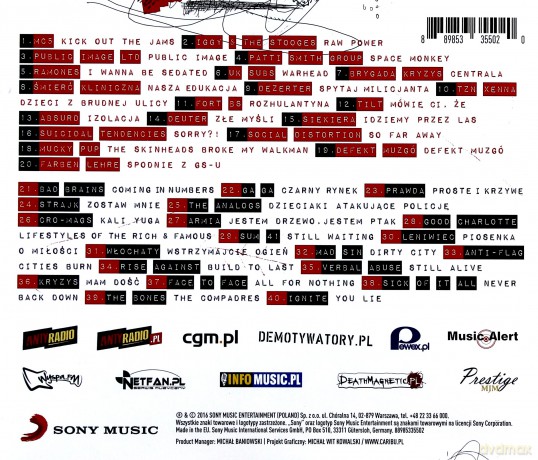 Punk Rock 40: Czterdziesci Lat Punk Rocka [2CD]