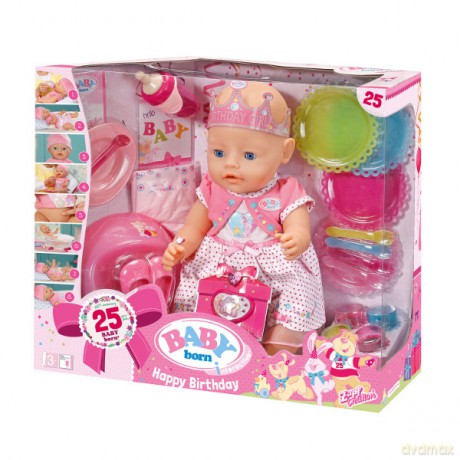 BABY BORN Intrctve Happy Birthday Doll