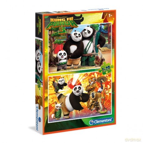 CLEMENTONI 2x20 el. SL Kung Fu Panda III [PUZZLE]