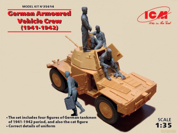 ICM German Armoured Vehicle Crew 4142