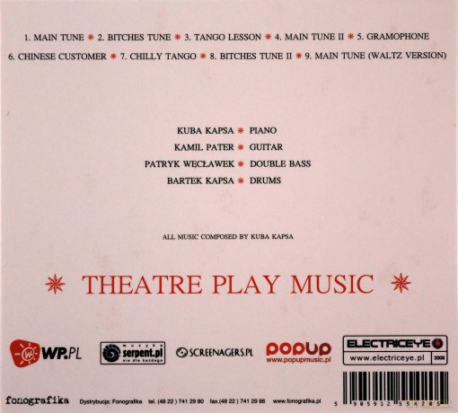 Contemporary Noise Quintet: Theatre Play Music (digipack) [CD]