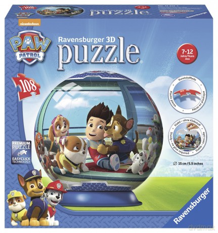 RAVENSBURGER 108 el. Psi Patrol, kuliste [PUZZLE]