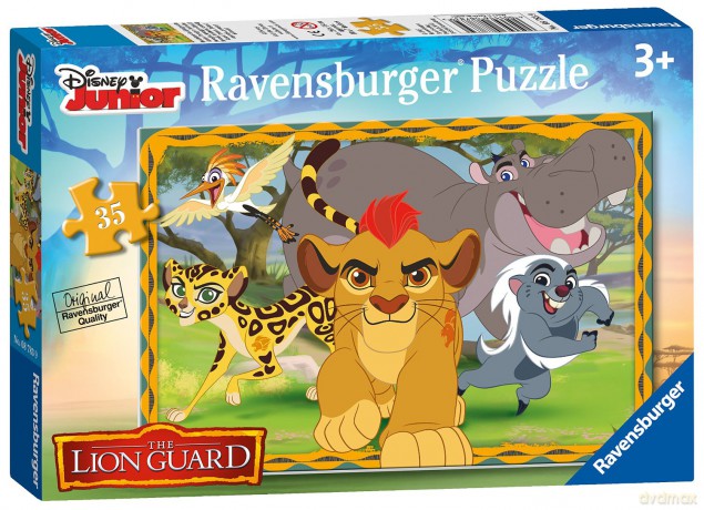 RAVENSBURGER 35 el. Lwia Straż [PUZZLE]