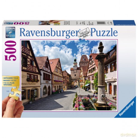 RAVENSBURGER 500 el. XXL Rothenburg [PUZZLE]