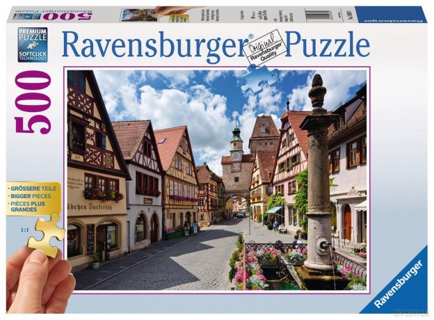 RAVENSBURGER 500 el. XXL Rothenburg [PUZZLE]